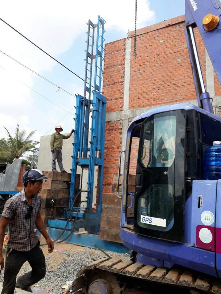 Ép cọc bê tông tại Thuận An Bình Dương